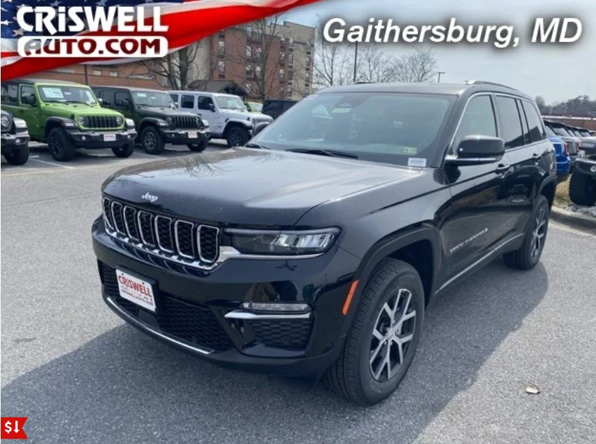 Jeep Grand Cherokee in metro D.C.