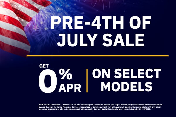 Pre-4th of July Sale