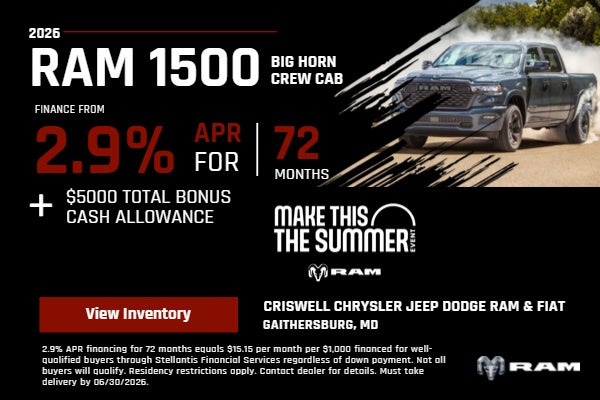 2026 RAM 1500 Big Horn Crew Cab