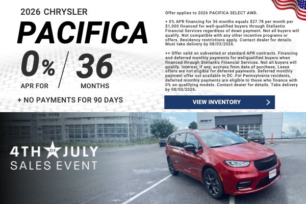 2026 Chrysler Pacifica