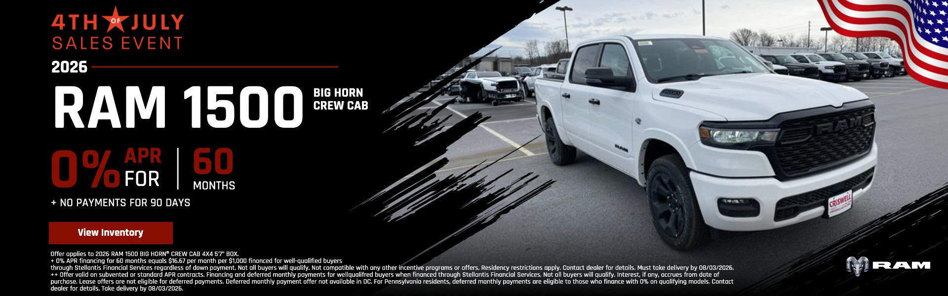 2026 RAM 1500 Big Horn Crew Cab