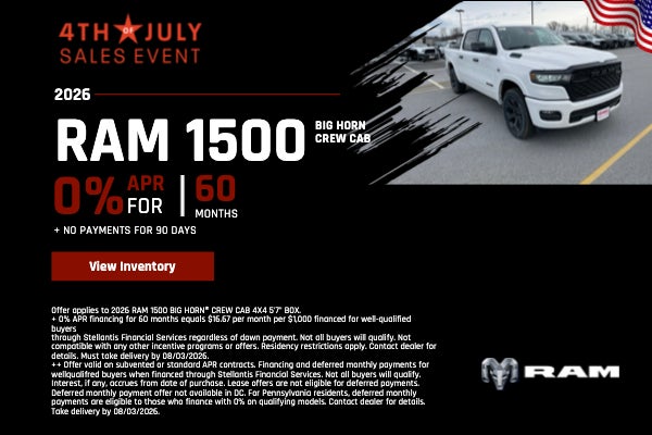 2026 RAM 1500 Big Horn Crew Cab